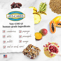 LAFEBER'S galette en utilisation avec perroquet pour activité et forage