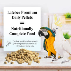LAFEBER'S gros plan texture des granulés, favorise appétence contrôlée