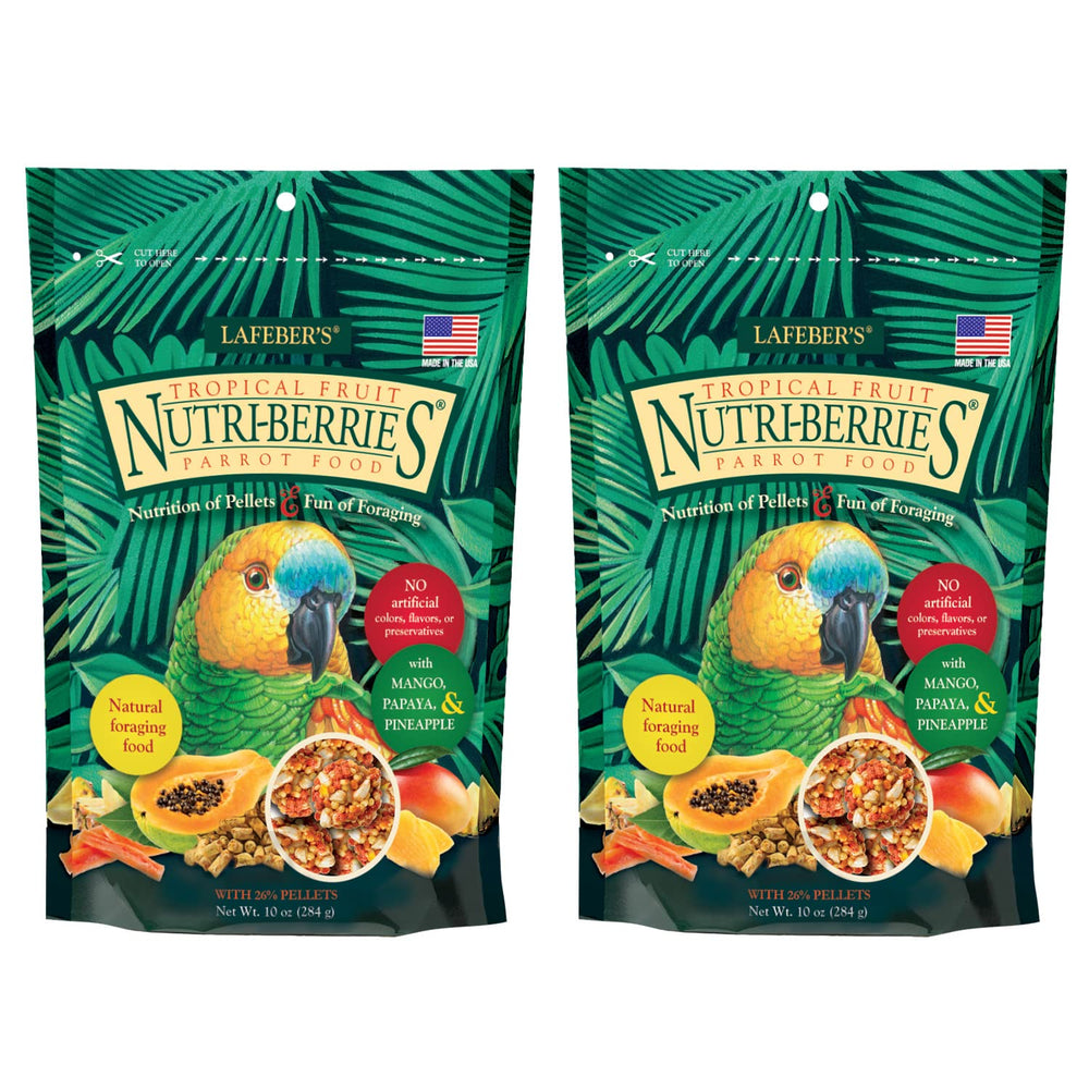 LAFEBER'S emballage avant Nutri-Berries montrant le produit attractif