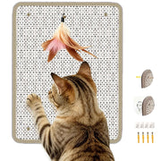 LAJEF tapis grattoir vue avant protégeant meubles et confortant le chat