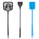 Lanswood face du kit aquarium montrant les trois outils et leur utilité