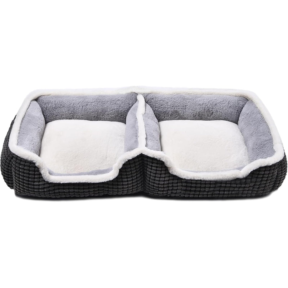 Laojin Balhen lit double vue face offrant confort et espace pour deux animaux
