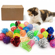 LASOCUHOO emballage avant du lot de 30 balles montrant la variété et l’assortiment ludique