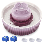 Lawfery fontaine Cupcake vue avant stable et élégante pour hydratation fiable