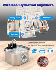 Lawfery vue de haut ouverture de remplissage pratique et sans fuite