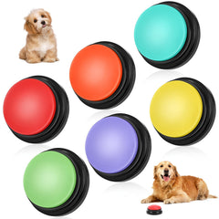 lazycozy boutons parlants face avant montrant les six couleurs pour entraînement