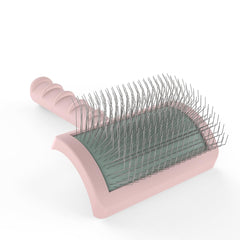 LBMBAIC brosse slicker dos montrant la surface de contact confortable