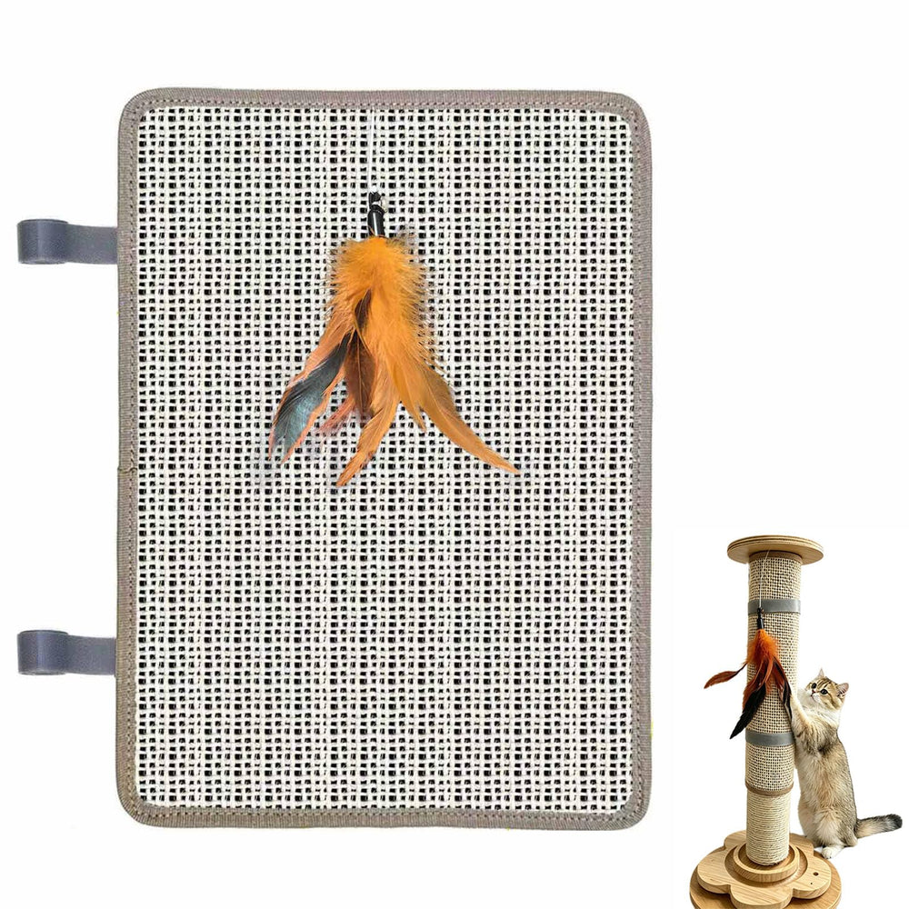 LCSICY face avant du tapis grattoir montrant la texture et protection des meubles