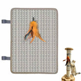 LCSICY face avant du tapis grattoir montrant la texture et protection des meubles