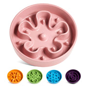 LE TAUCI bol rose Bloom vu de face, stable et décoratif pour repas plus calmes