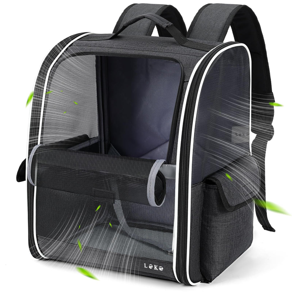 Lekereise face du sac à dos montrant 3 fenêtres respirantes et accès pratique