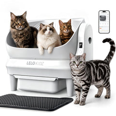 LELOKIDZ bac avant ouvert montrant espace confortable et adaptation chat