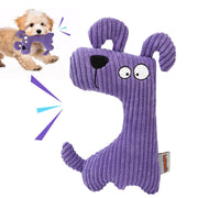 Lepawit peluche chien vue de face montrant forme attrayante et sécurité