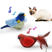LEWISER jouet oiseau face avant montrant couleurs vives et texture attrayante