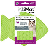 LICKIMAT Felix vue avant du tapis en forme de poisson, stimulation sensorielle