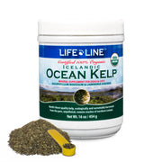 Life Line emballage avant montrant l’étiquette et l’origine islandaise, qualité garantie