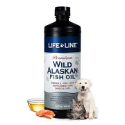 Life Line Pet Nutrition bouteille face montrant l'étiquette claire et le format pratique