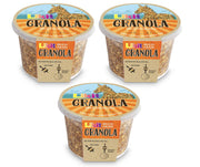 Likit Granola emballage avant montrant les trois bâtonnets durable pour occupation