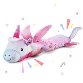 peluche lilfrd licorne vue de face montrant couleurs vives et attractivité