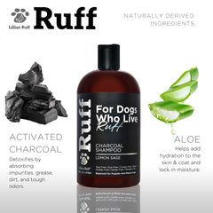 Lillian Ruff shampooing en usage bain de chien pour éliminer odeurs