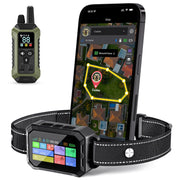 Lilyeel collier GPS vue avant montrant design compact et sécurité