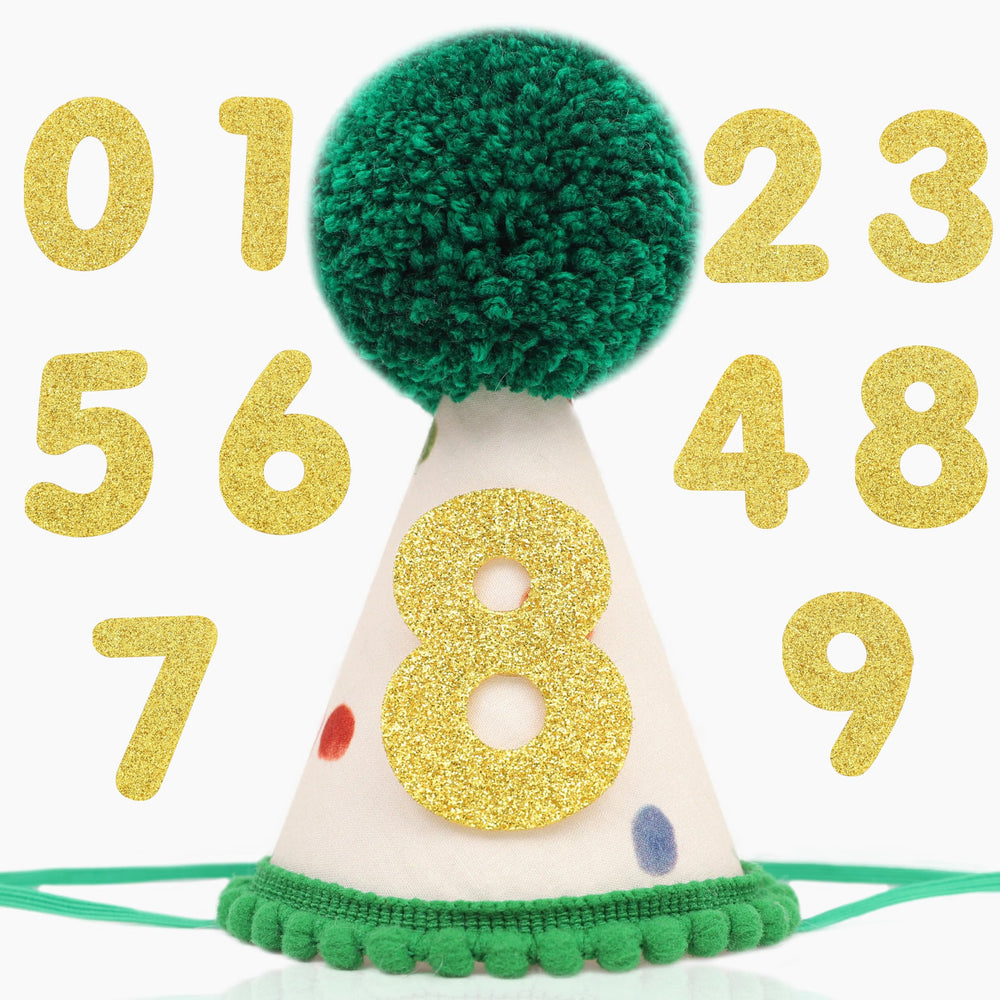 LINGANA chapeau face avant beige prêt pour photo d'anniversaire