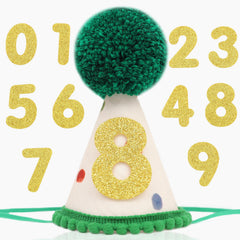 LINGANA chapeau face avant beige prêt pour photo d'anniversaire