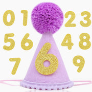 LINGANA chapeau face visible sur fond neutre, idéal pour photos d'anniversaire