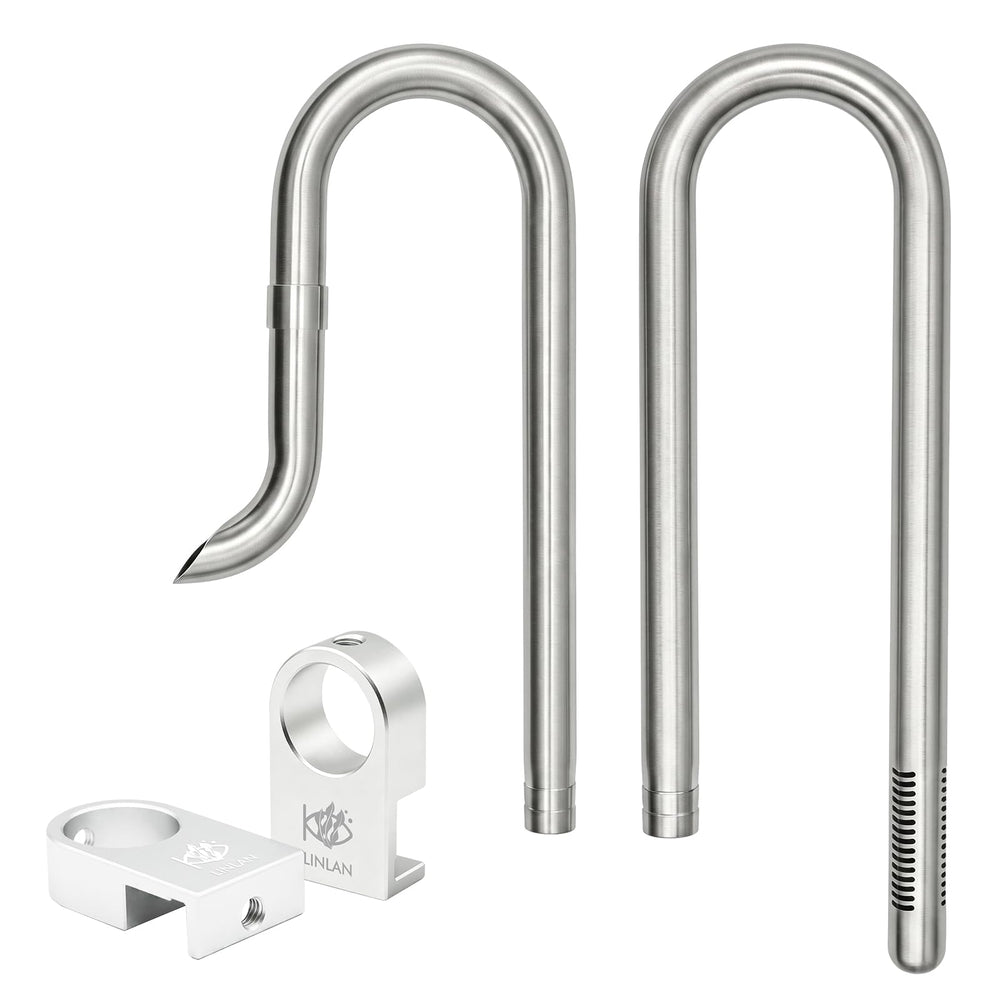 LINLAN tuyau de sortie frontal esthétique et durable pour flux discret