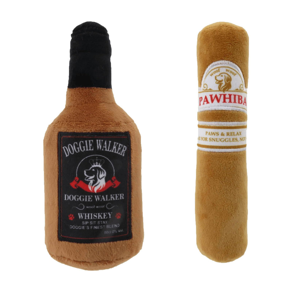 Linzy peluche whisky face avant montrant design mignon et confort