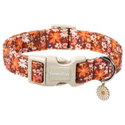 lionet paws collier vintage face montrant le motif floral et un look raffiné