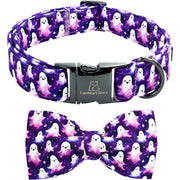 Lionheart glory collier face avant montrant motif fantômes et style festif