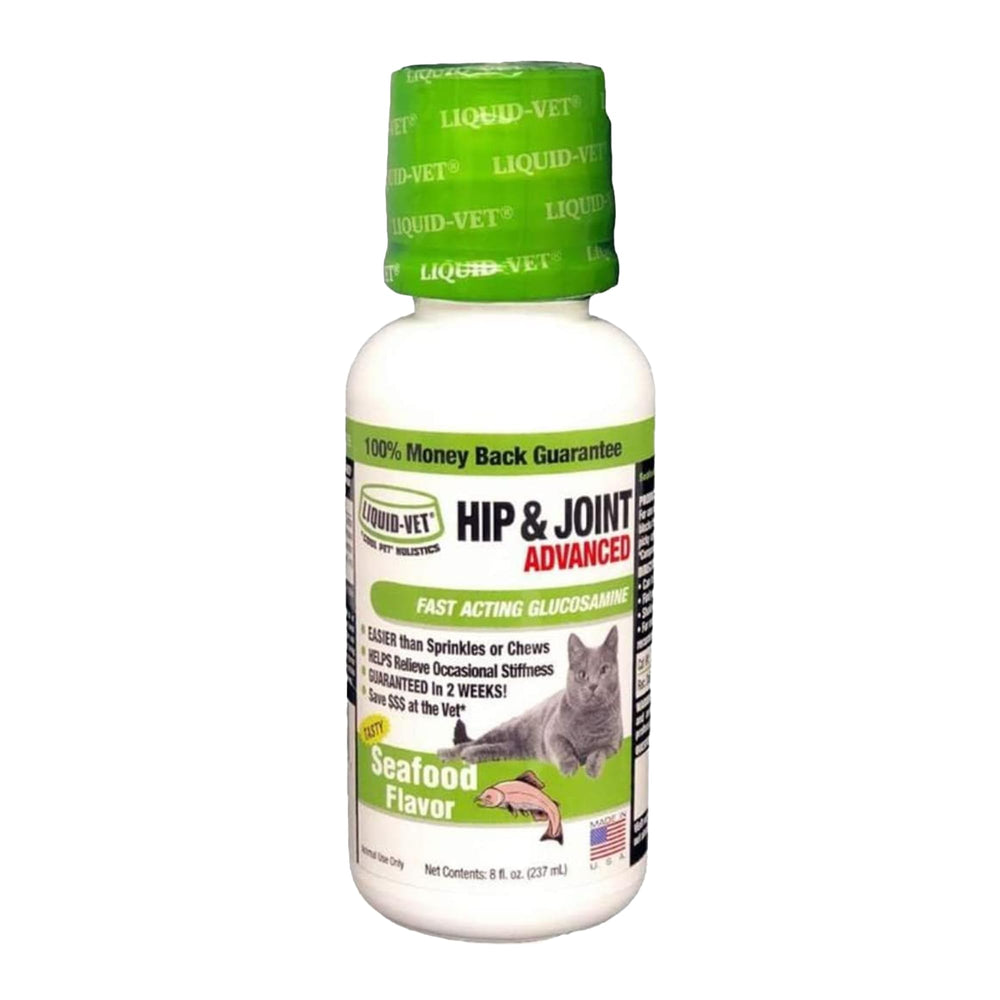 LIQUID-VET flacon avant montrant l'étiquette claire pour dosage facile
