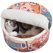 寵幸 lit ramen vue de face montrant un coussin moelleux et confortable
