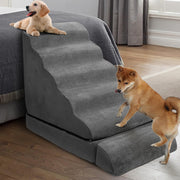 LitaiL escalier face avant et lit intégré, accès sécurisé pour grand chien