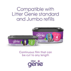 Litter Genie poignée coulissante scellant odeurs efficacement