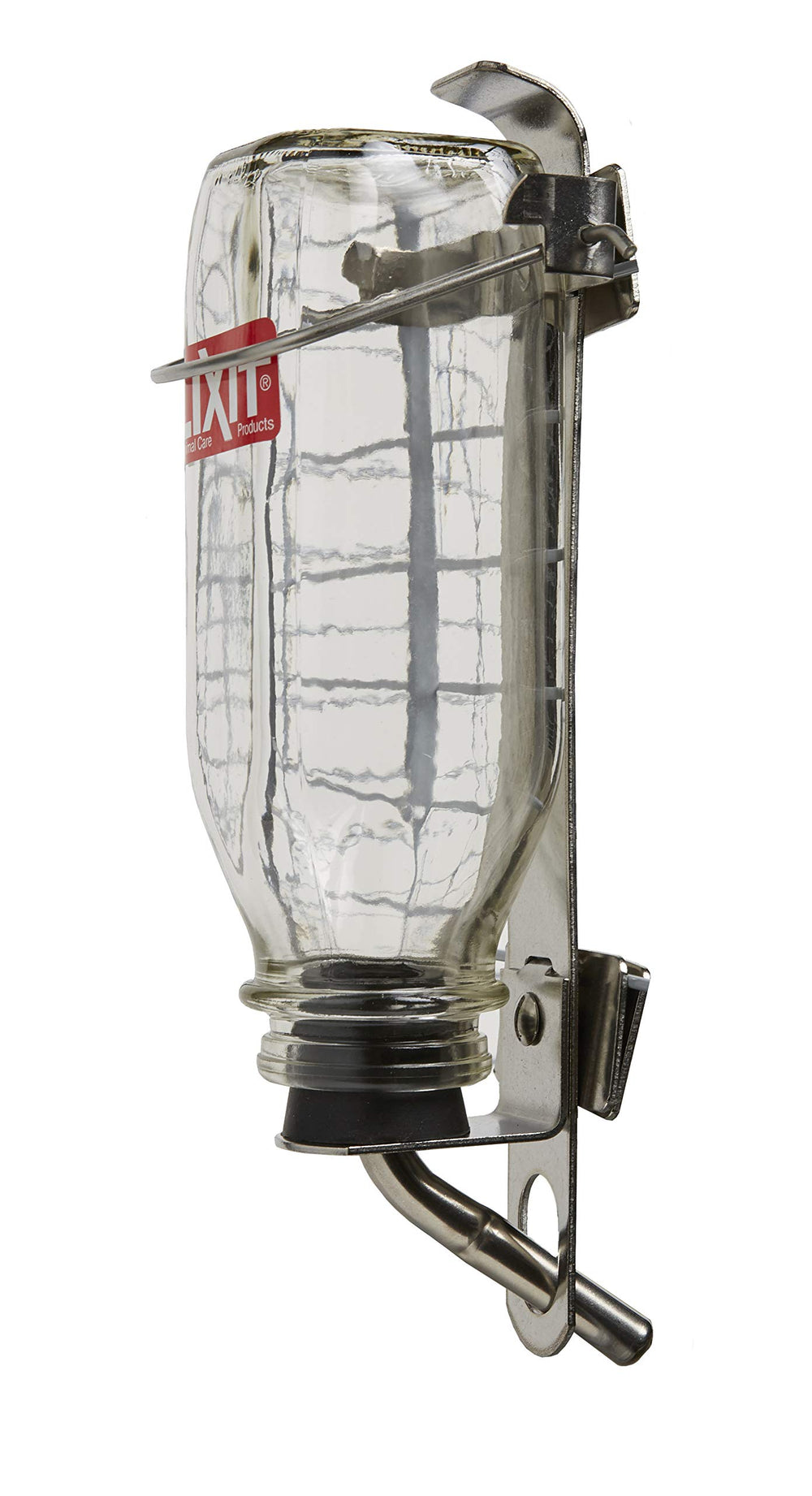 Lixit bouteille verre face avant montrant robustesse et hygiène