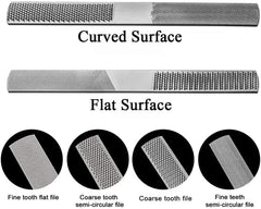 Loaged râpe double-face gros plan montrant dents fines et grossières durables