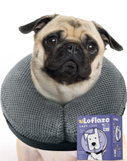 Loflaze collierette face avant montrant forme donut et confort visible