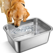 Lonepetu gamelle avant montrant capacité et finition inox pour tranquillité d'esprit
