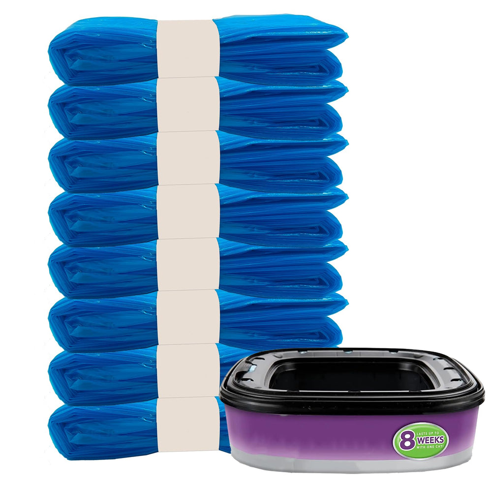 LongDear emballage avant montrant lot de 8 recharges et gain de temps