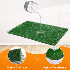 LOOBANI bac et tapis montrant drainage pour garder sol sec
