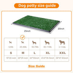 LOOBANI chien utilisant le tapis herbe utile pour entraînement intérieur