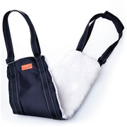 LOOBANI vue face du sling montrant maintien sûr et design pratique