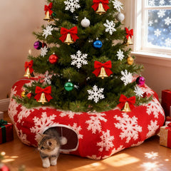 LoopTime tapis-sapin devant sapin protégeant décor et offrant jeu