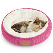 Love's cabin vue avant du lit donut hot pink, confort visible