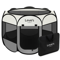 Love's cabin vue avant du parc portable offrant espace sûr
