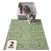 Lovewag face avant du tapis Jade Quilt capture la litière facilement