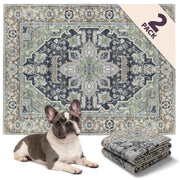 Lovewag Pets vue avant du tapis Sage Forest protège le sol avec style