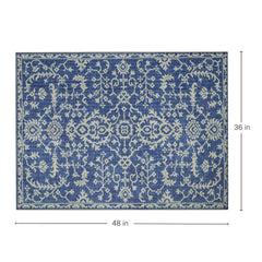 Lovewag Pets détail du tissu Royal Blue Quilt montre texture absorbante durable